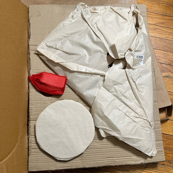 Crate&Barrel - Tannenbaum 25" Whitewashed Wood Christmas Tree - Picture 7 of 8